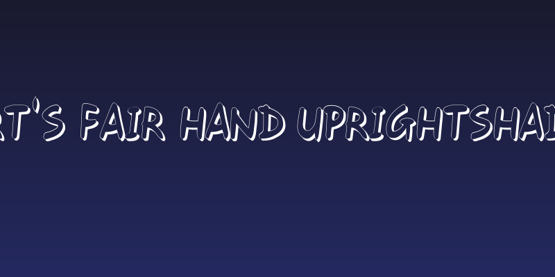 Gort's Fair Hand UprightShadow Social Header