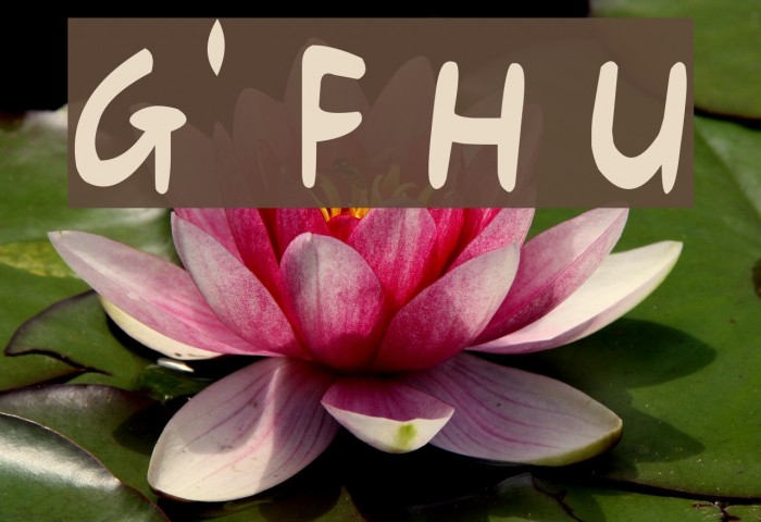 Gort's Fair Hand Upright Font examples