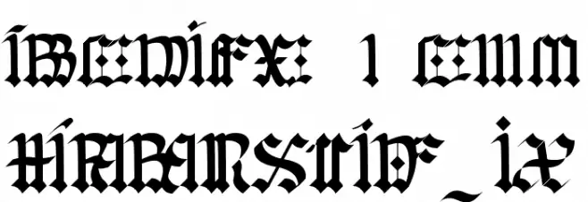 Gorwelion フォント 大文字