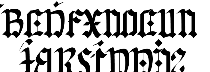 Gorwelion Font LOWERCASE