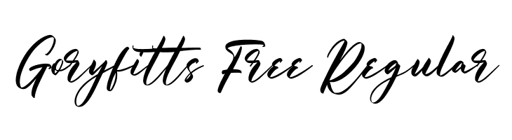 Goryfitts Free Regular  Free Fonts Download