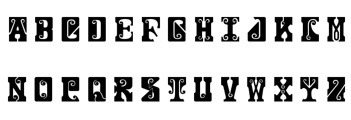 Gosford Font LOWERCASE