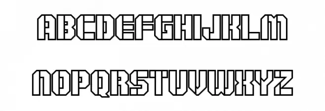 Goshawk Military Regular Шрифта ВЕРХНИЙ
