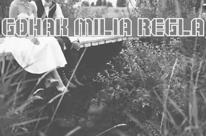 Goshawk Military Regular Font examples