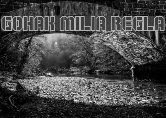 Goshawk Military Regular Font examples