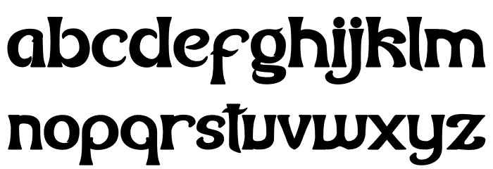 Gosling Qijon Font LOWERCASE
