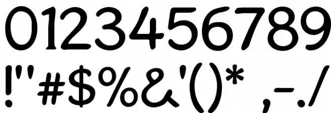 GosmickSans Polices AUTRES CHARS