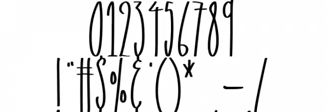 Gospel Message Font OTHER CHARS