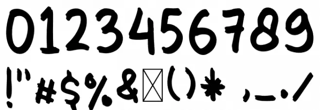 Gosrokan Font OTHER CHARS