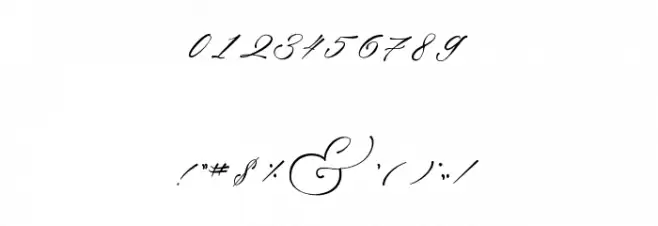 Gosseliena Font Alte caractere