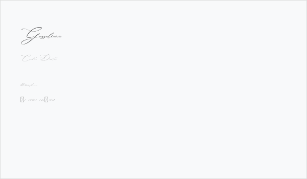 Gosseliena Business Card