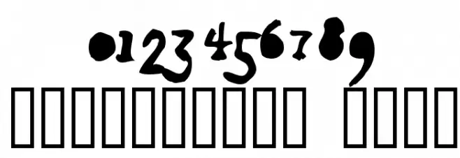 Gossip Font OTHER CHARS