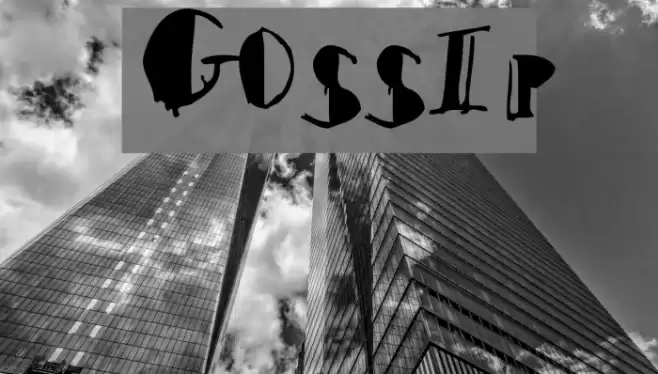 Gossip Font examples