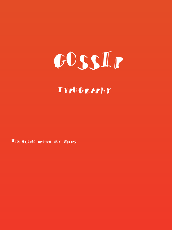Gossip Poster
