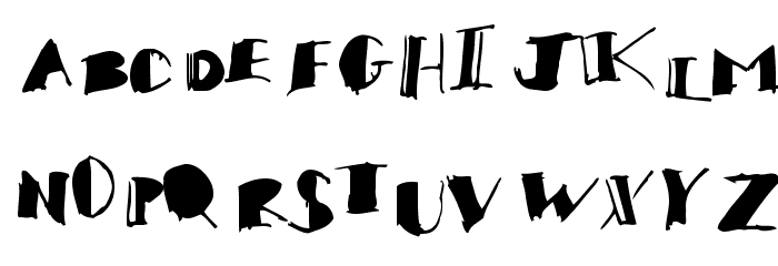 Gossip Font LOWERCASE