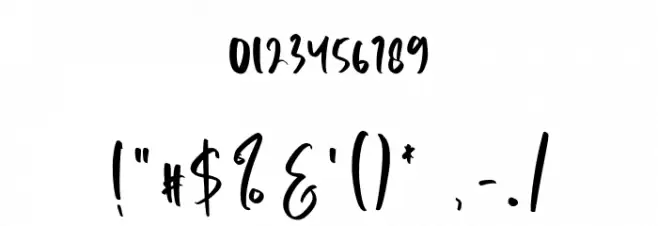 Gossipers Font OTHER CHARS