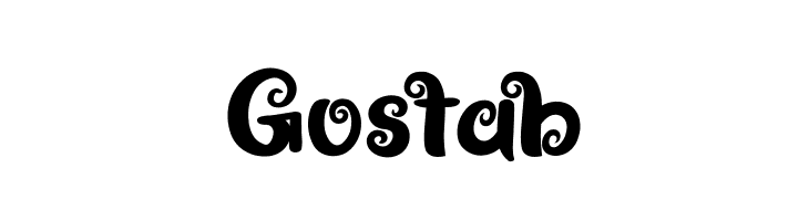 Gostab  नि: शुल्क फ़ॉन्ट्स डाउनलोड