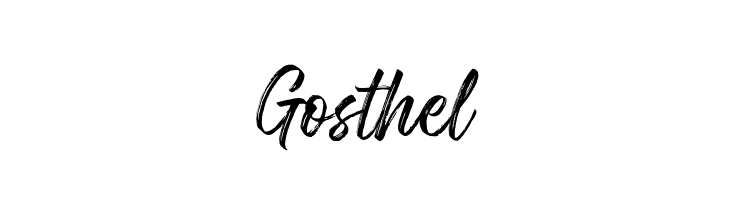 Gosthel  font caratteri gratis