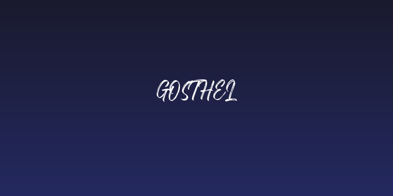 Gosthel Social Header