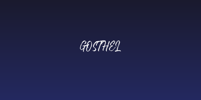 Gosthel Social Header