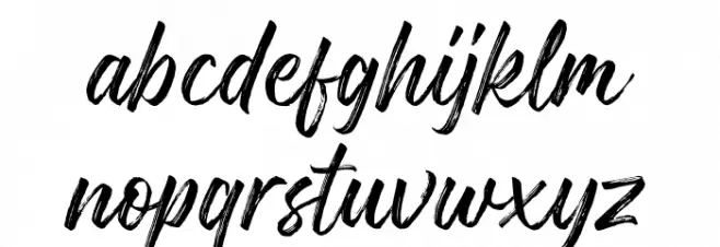 Gosthel 字体 小写