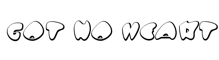 Got No Heart Font