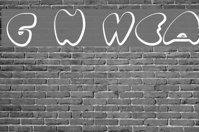 Got No Heart Font examples