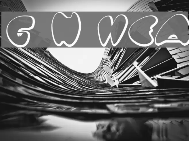 Got No Heart Font examples