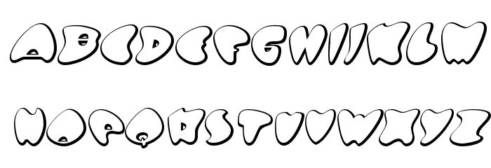 Got No Heart Font LOWERCASE