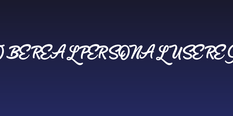 Got to be Real Personal Use Regular Social Header