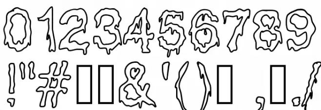 GotBrain Font Alte caractere