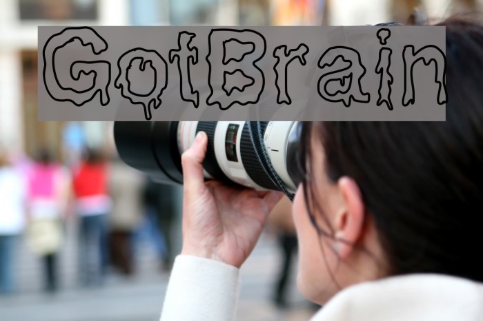 GotBrain Font examples