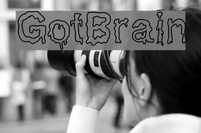 GotBrain Font examples