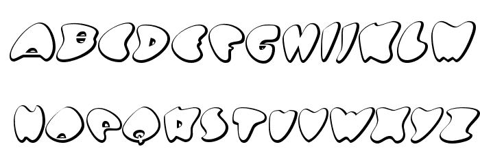 GotNoHeart-Regular Font LOWERCASE