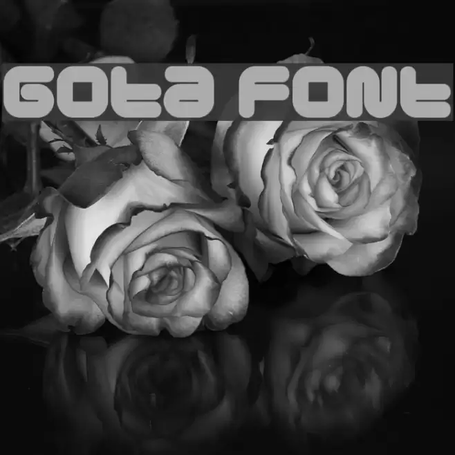 Gota Font examples