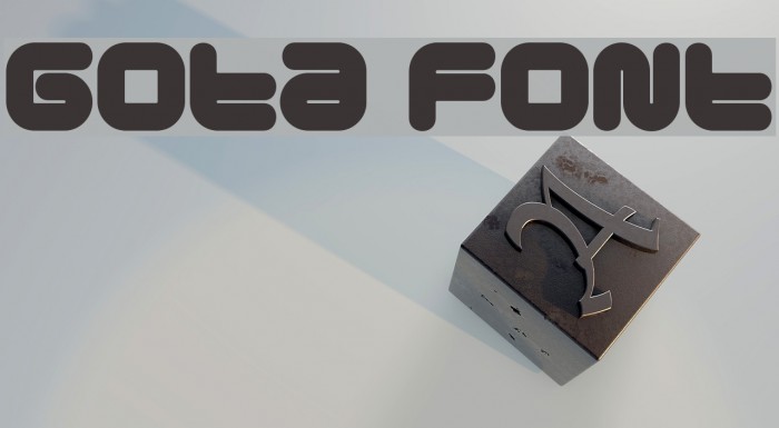 Gota フォント examples