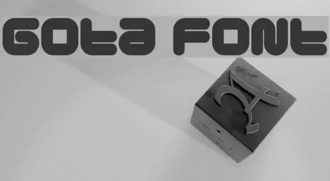 Gota Font examples