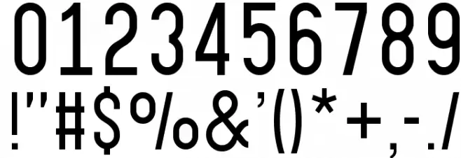 Gotcha Gothic Light Font OTHER CHARS