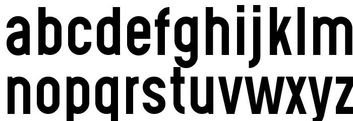 Gotcha Gothic Font LOWERCASE