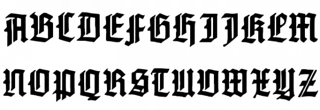Gotenburg A Bold フォント 大文字