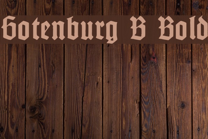 Gotenburg B Bold Example 2