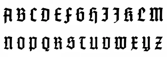 Gotenburg B UNZ_1_L Bold Italic Polices MAJUSCULES