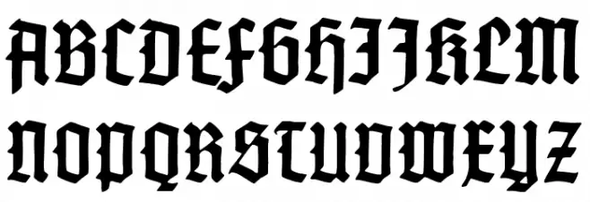 Gotenburg B UNZ_1_L Bold Schriftart Groß