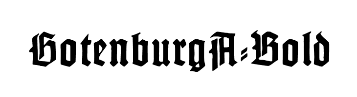 GotenburgA-Bold  Fuentes Gratis Descargar
