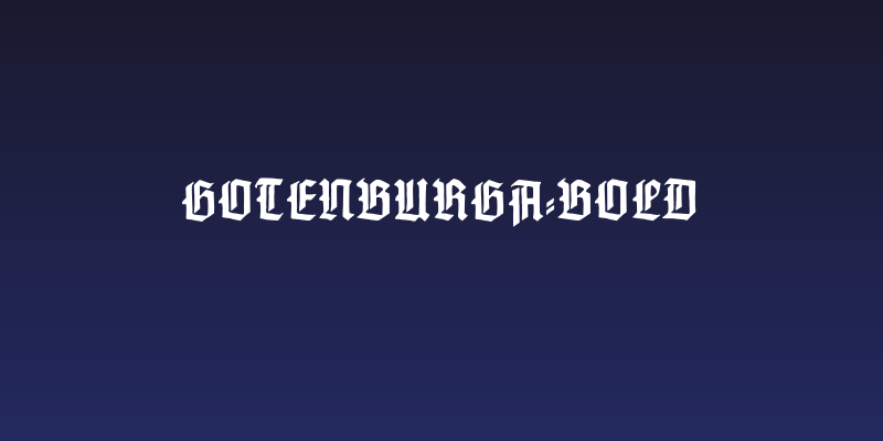 GotenburgA-Bold Social Header