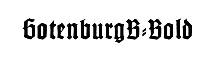 GotenburgB-Bold Font