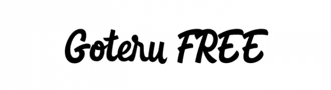 Goteru FREE  baixar fontes gratis