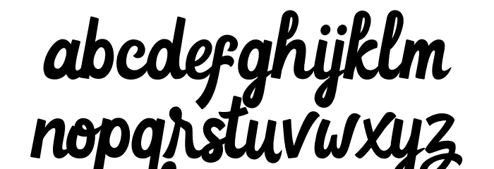GoteruFREE Font LOWERCASE