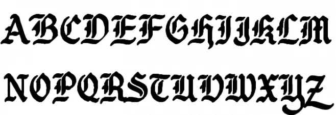 GothBallCrap Bold フォント 大文字