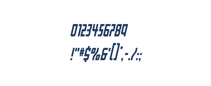 Gotham Knights Condense Italic Other Characters